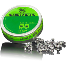 RWS Diabolo .177 Calibre 7.0 Grain Basic Line Pellets
